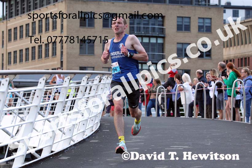 Quayside 5k Road Race, Newcastle/Gateshead, 2021, August 11th. Photo: David T. Hewitson/Sports for All Pics